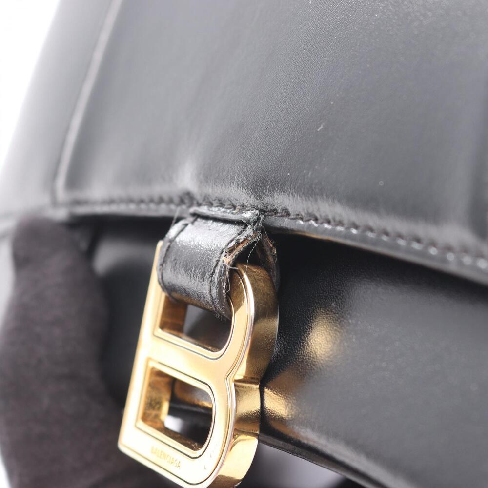 Balenciaga Hourglass Handbag Leather Black - Picture 8 of 9